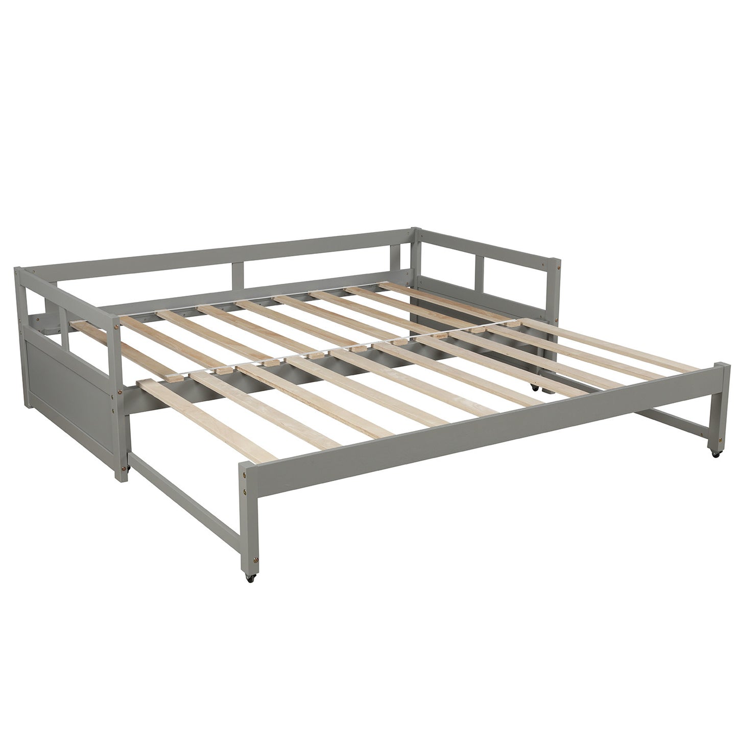 White King Size Daybed with Trundle