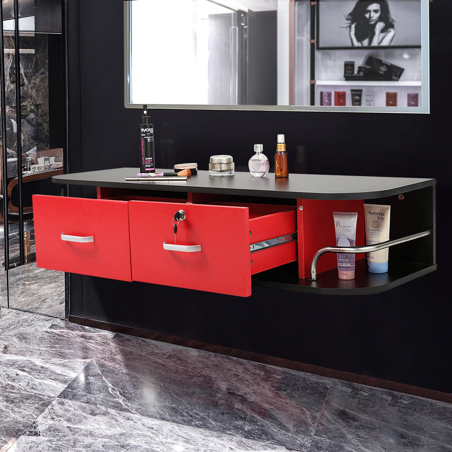 Modern Wall-Mounted Styling Station