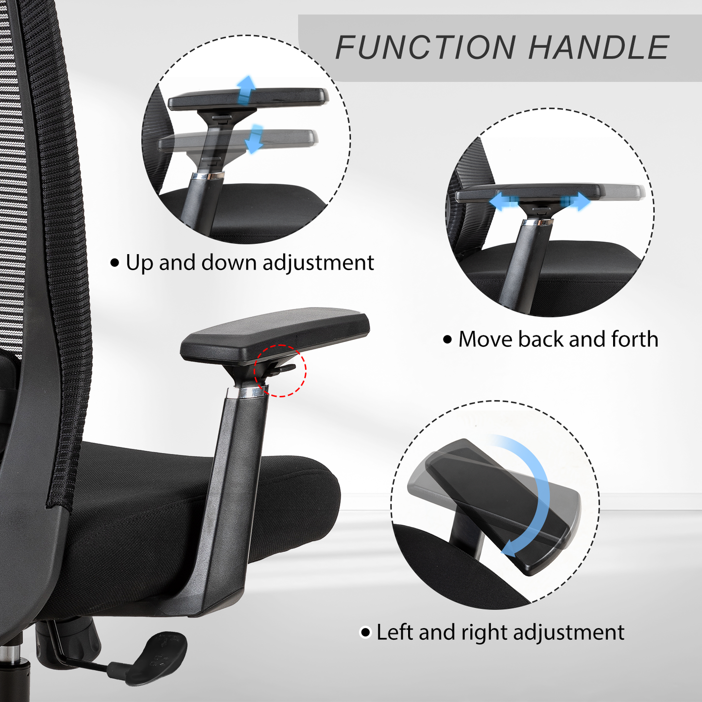 office mesh chair with lumbar support