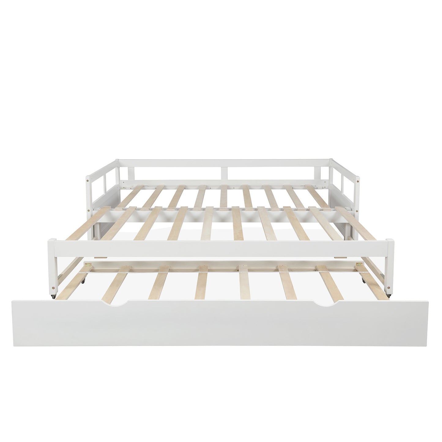 White King Size Daybed with Trundle