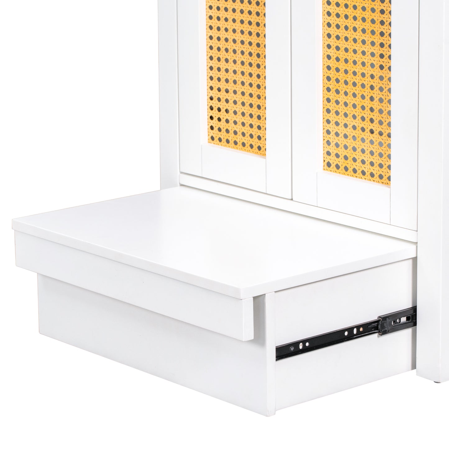 24" vanity with Single Sink; Pull-out footrest