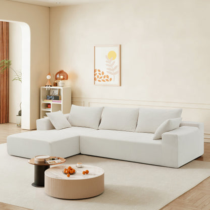 Sofa Set, Modern Minimalist Style L-Shape