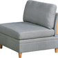 6pc Modular Sofa Set Light Grey