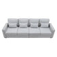 104\\\" 4-Seater Modern Linen Fabric Sofa