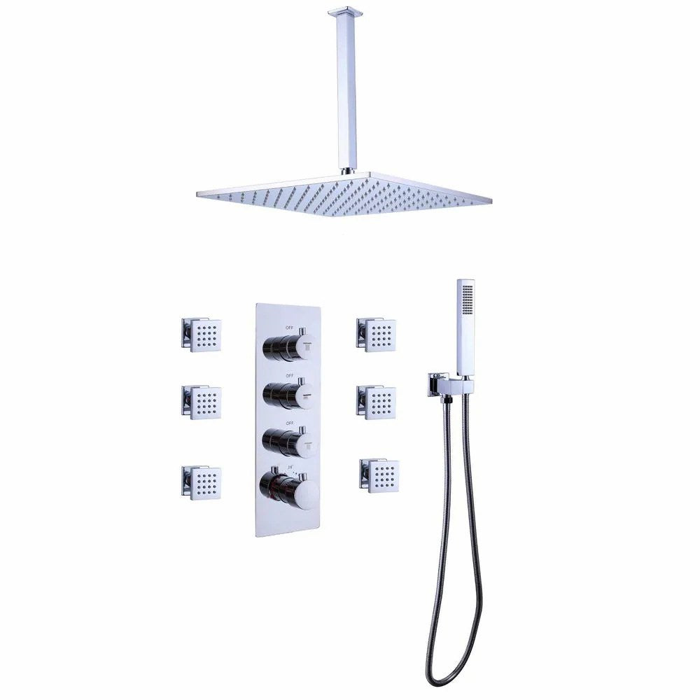 Luxury Shower Thermostatic Combo