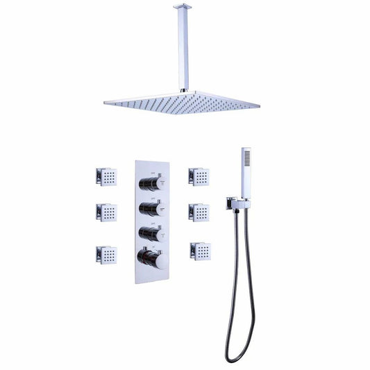 Luxury Shower Thermostatic Combo