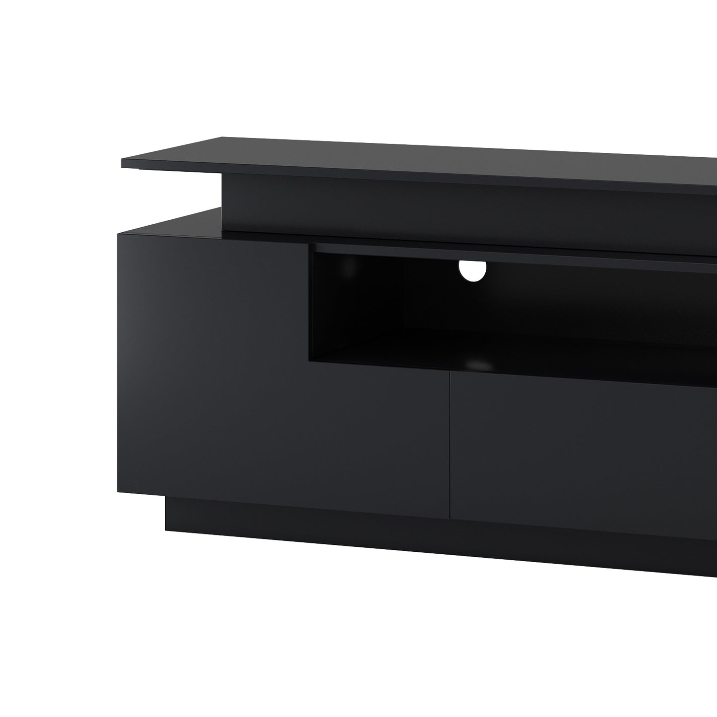 Modern, Stylish Functional LED, TV stand  up to 75\"