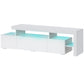 LED UV High Gloss Surface DVD Shelf, Up to 70 inch TV