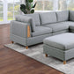 6pc Modular Sofa Set Light Grey