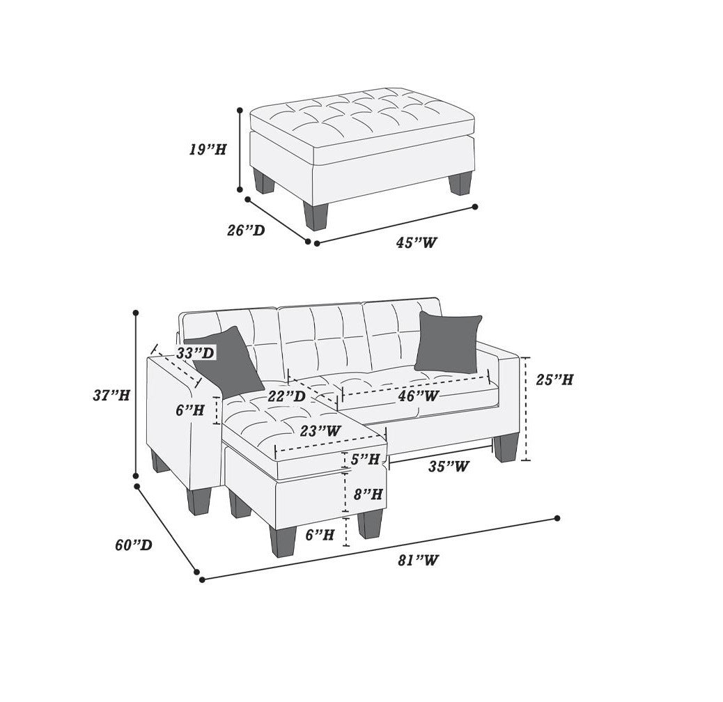 Chocolate Plush Microfiber Sofa