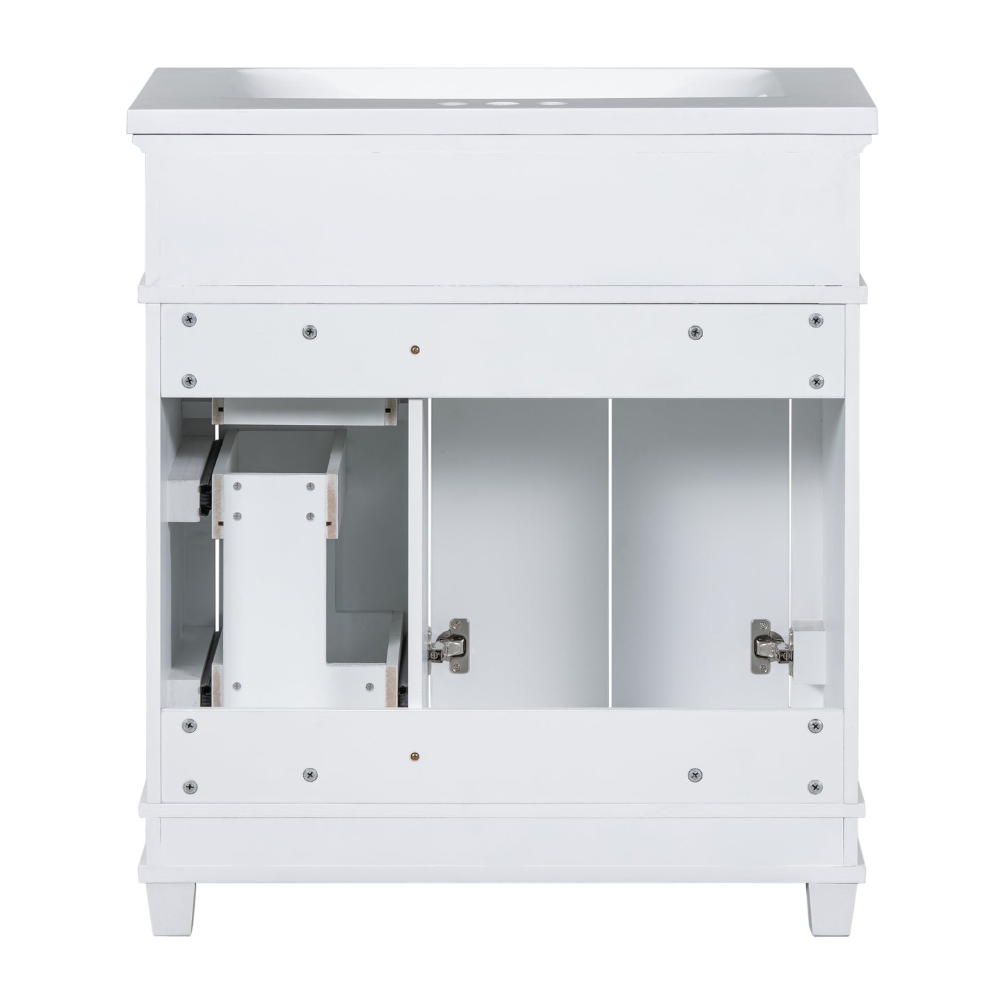 30" Bathroom Vanity White