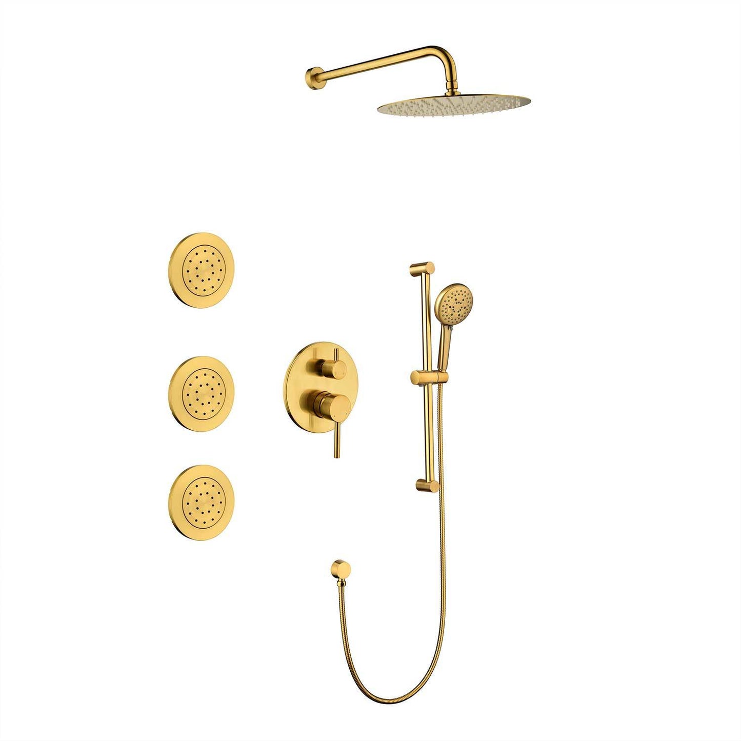 Gold Shower System with Body sprays