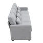 104\\\" 4-Seater Modern Linen Fabric Sofa