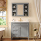 36'' Royal Blue Vanity with Medicine Cabinet