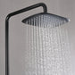 Constant Temperature wall Mounted Black Shower Head