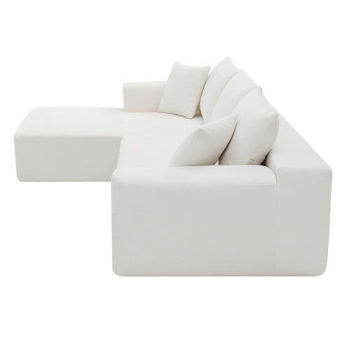 Sofa Set, Modern Minimalist Style L-Shape