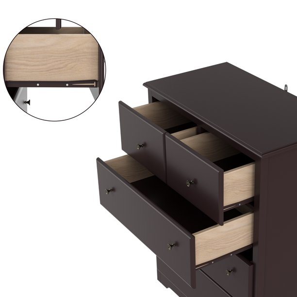 Modern Dresser of 5 Drawers