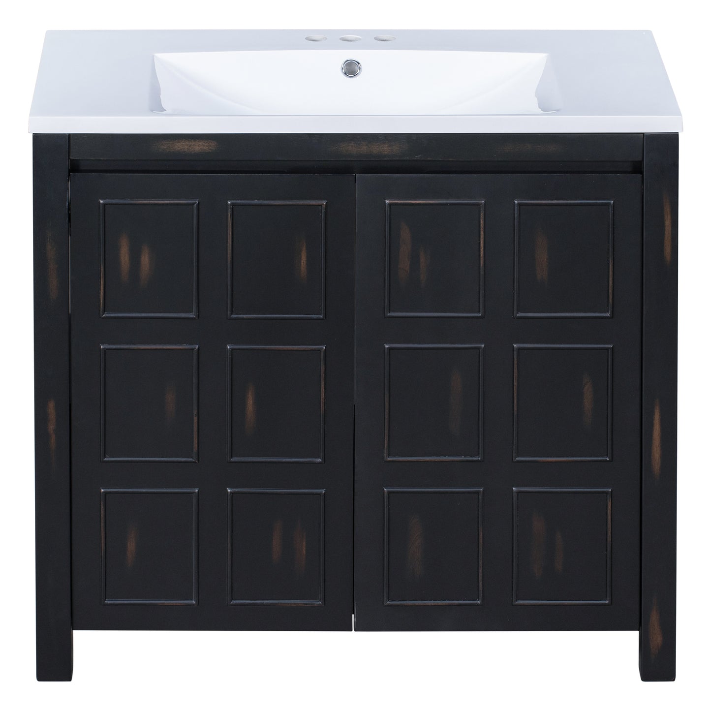 36"  Retro Espresso Vanity