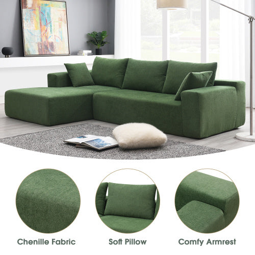 Sofa Set, Modern Minimalist Style L-Shape