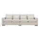 104\\\" 4-Seater Modern Linen Fabric Sofa