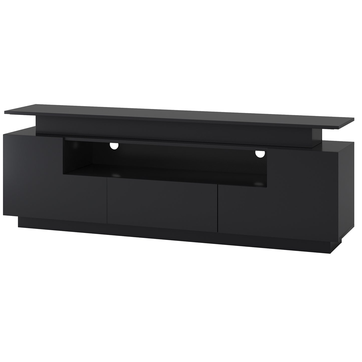 Modern, Stylish Functional LED, TV stand  up to 75\"