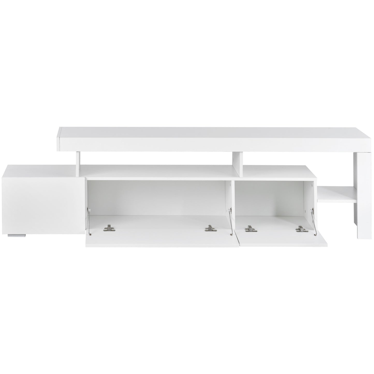 LED UV High Gloss Surface DVD Shelf, Up to 70 inch TV