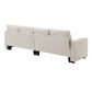 104\\\" 4-Seater Modern Linen Fabric Sofa