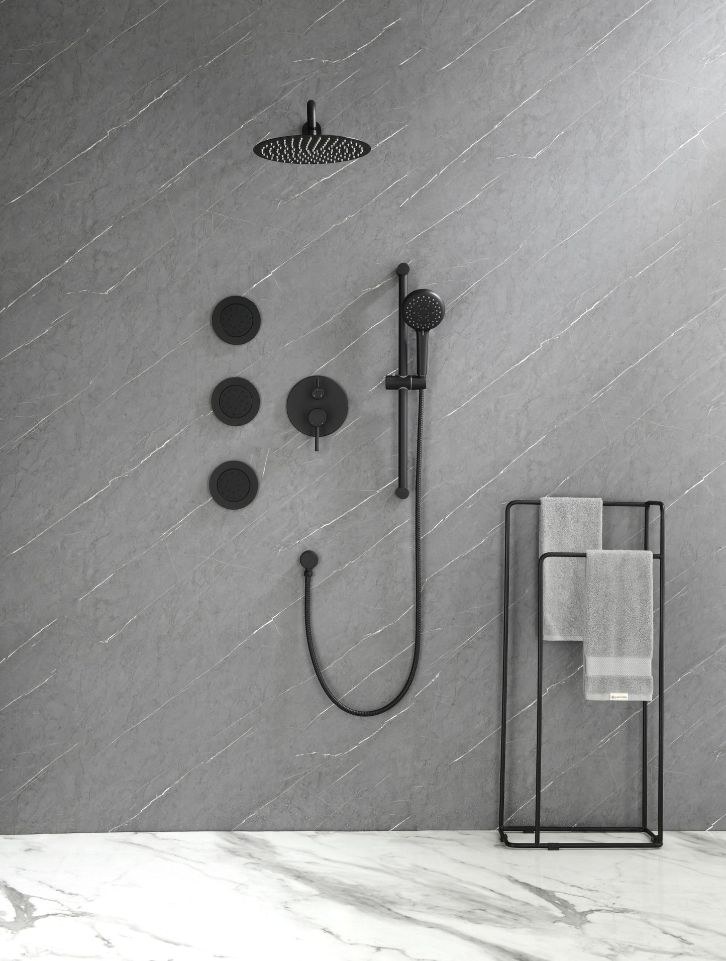 Gold Shower System with Body sprays