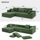 Sofa Set, Modern Minimalist Style L-Shape