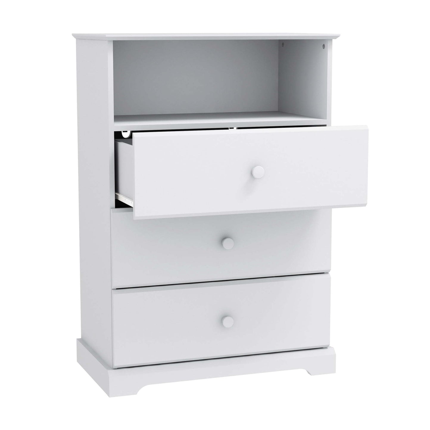 3-Drawer Kids Dresser with Storage Shelf