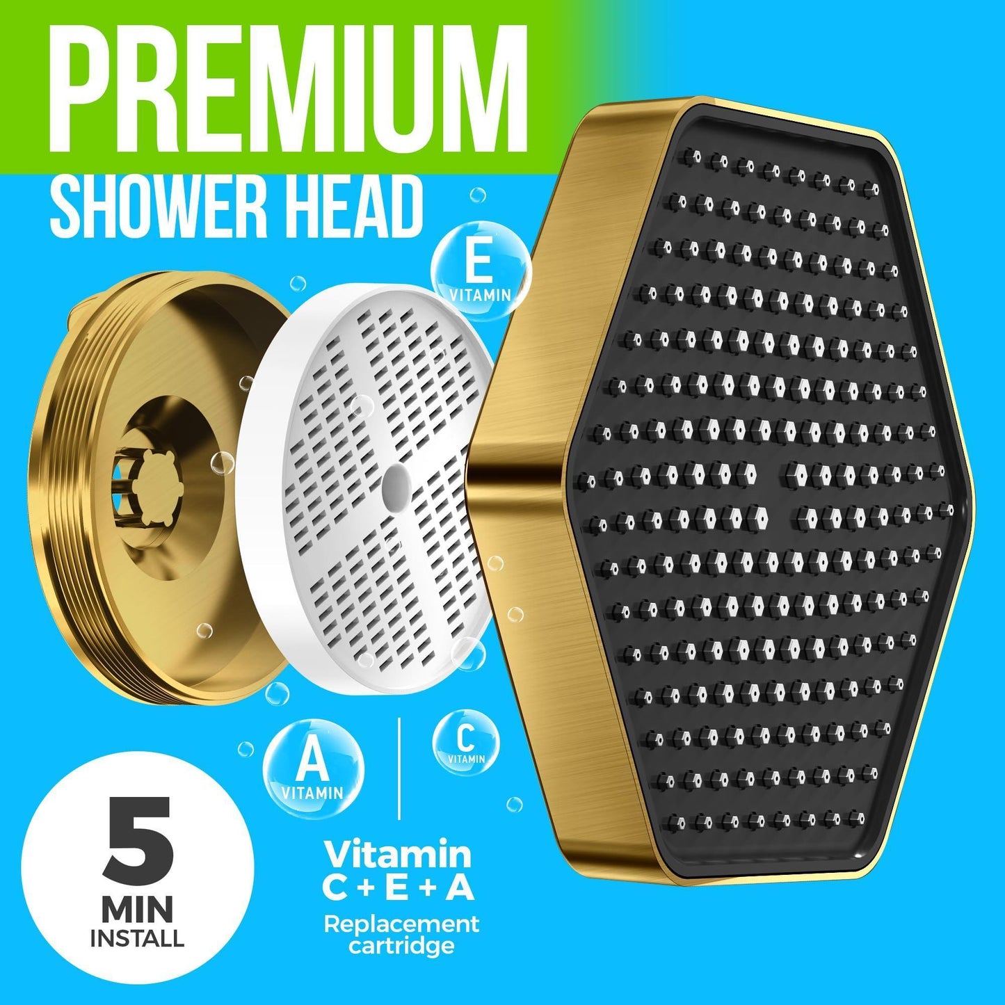 Luxury Filtered Shower Head