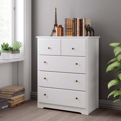 Modern Dresser of 5 Drawers