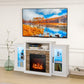 Fireplace TV Stand with 16-Color Led up to 65"