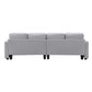 104\\\" 4-Seater Modern Linen Fabric Sofa