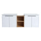 60" Double Sink  Exquisite Wall mount Vanity