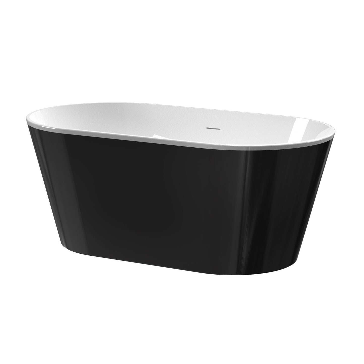 Acrylic Freestanding Tub -60''-black