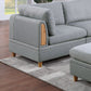 6pc Modular Sofa Set Light Grey