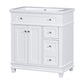 30" Bathroom Vanity White