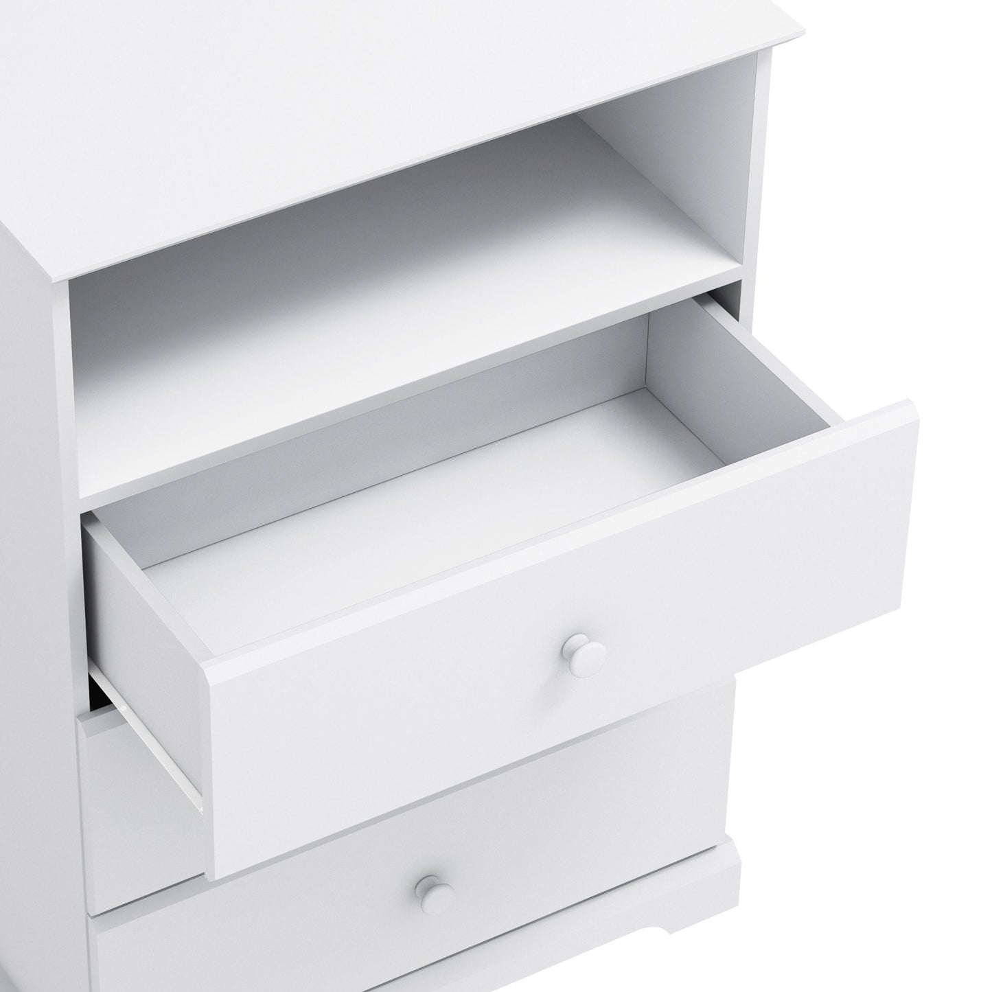 3-Drawer Kids Dresser with Storage Shelf