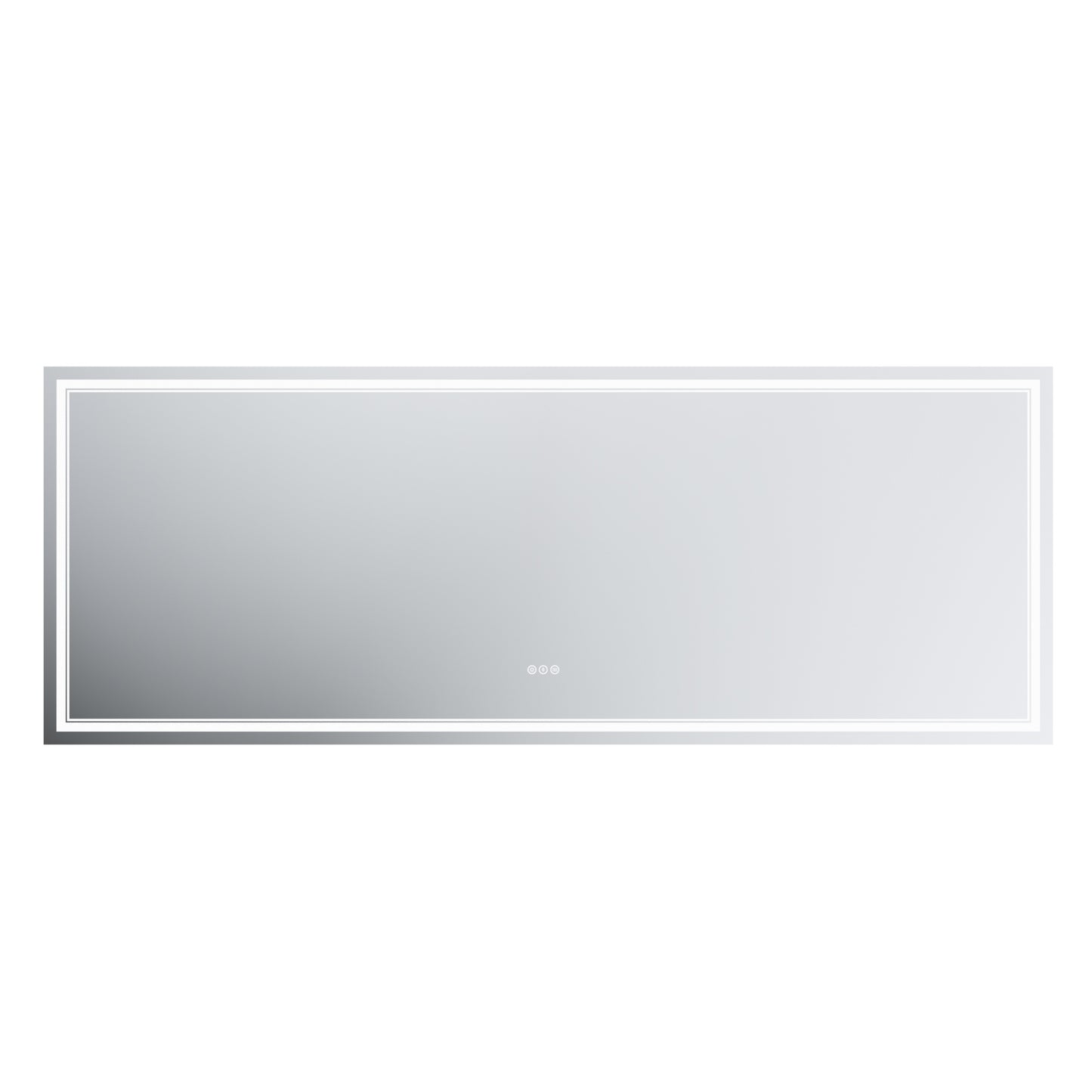 LED Mirror, 36x96 Smart Touch Button, Anti-Fog