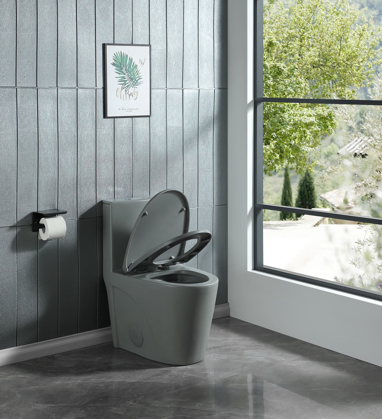 Dual-Flush One Piece Toilet