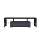 Black morden TV Stand with LED Lights;