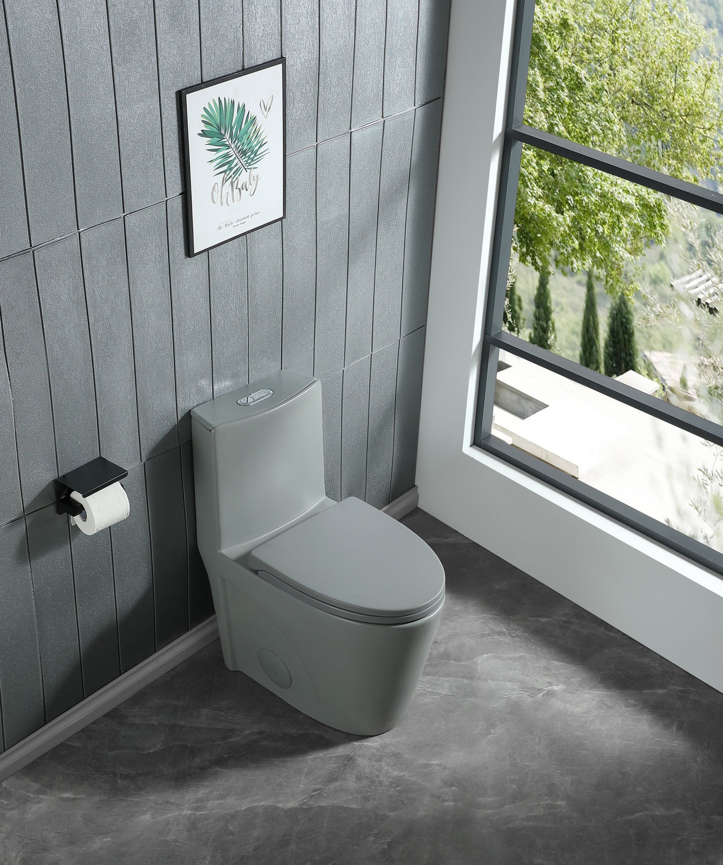 Dual-Flush One Piece Toilet