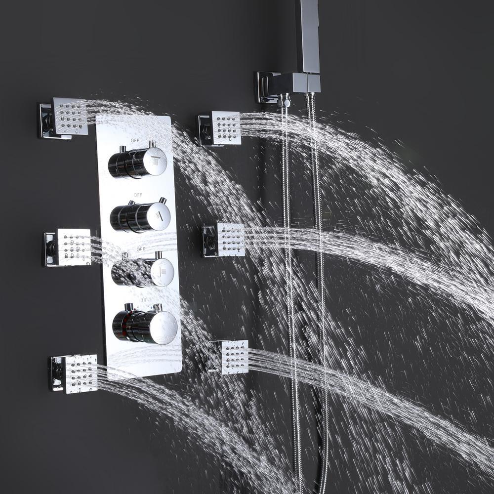 Luxury Shower Thermostatic Combo