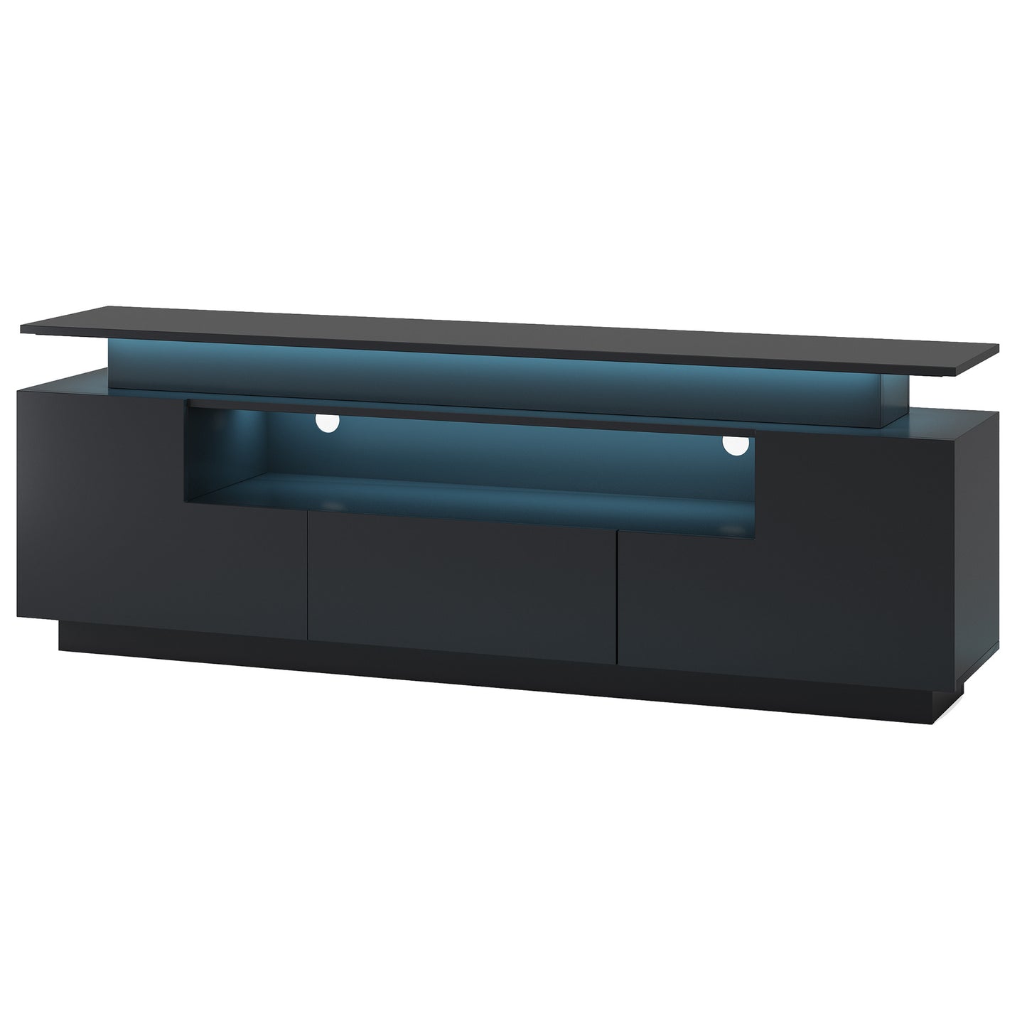 Modern, Stylish Functional LED, TV stand  up to 75\"