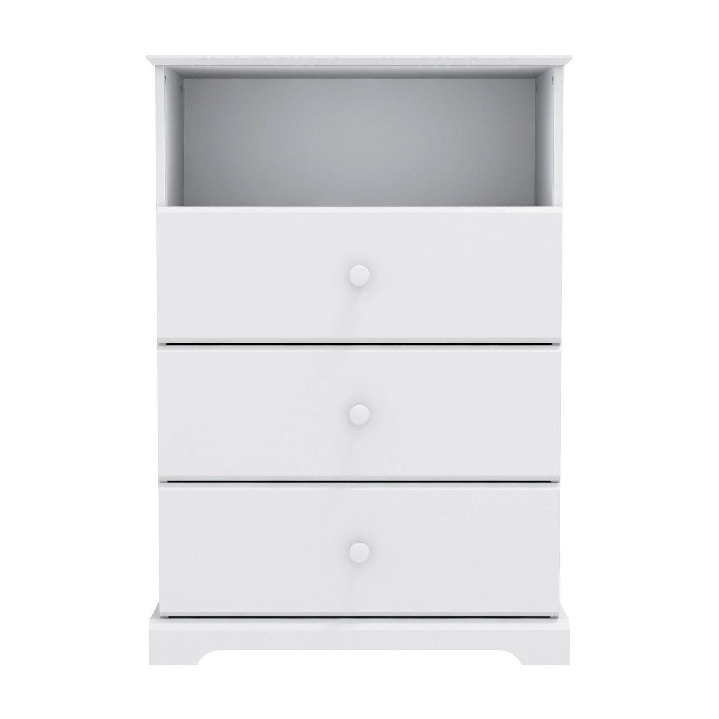 3-Drawer Kids Dresser with Storage Shelf