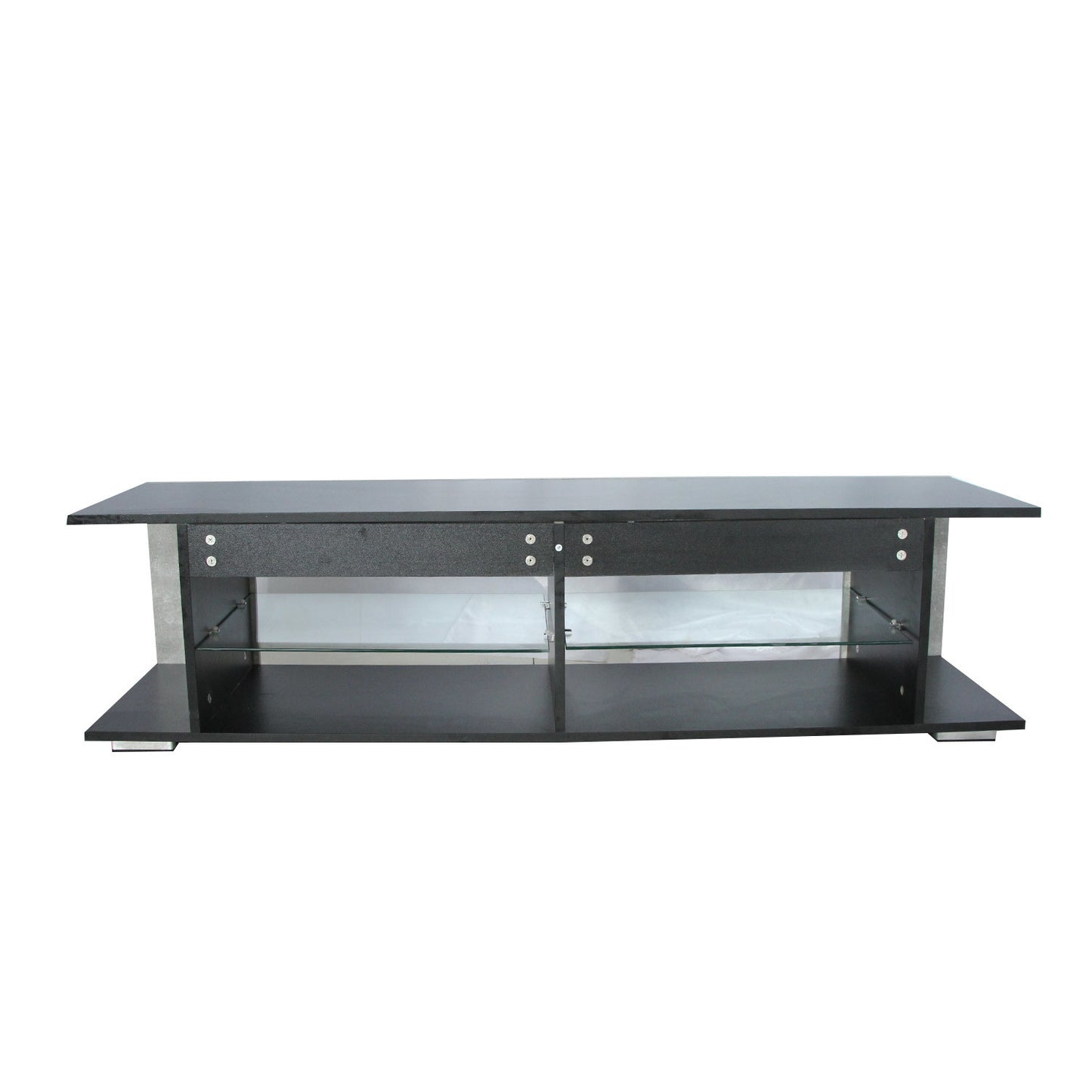 Low Profile Black+Stone  Entertainment Center with LED 60"