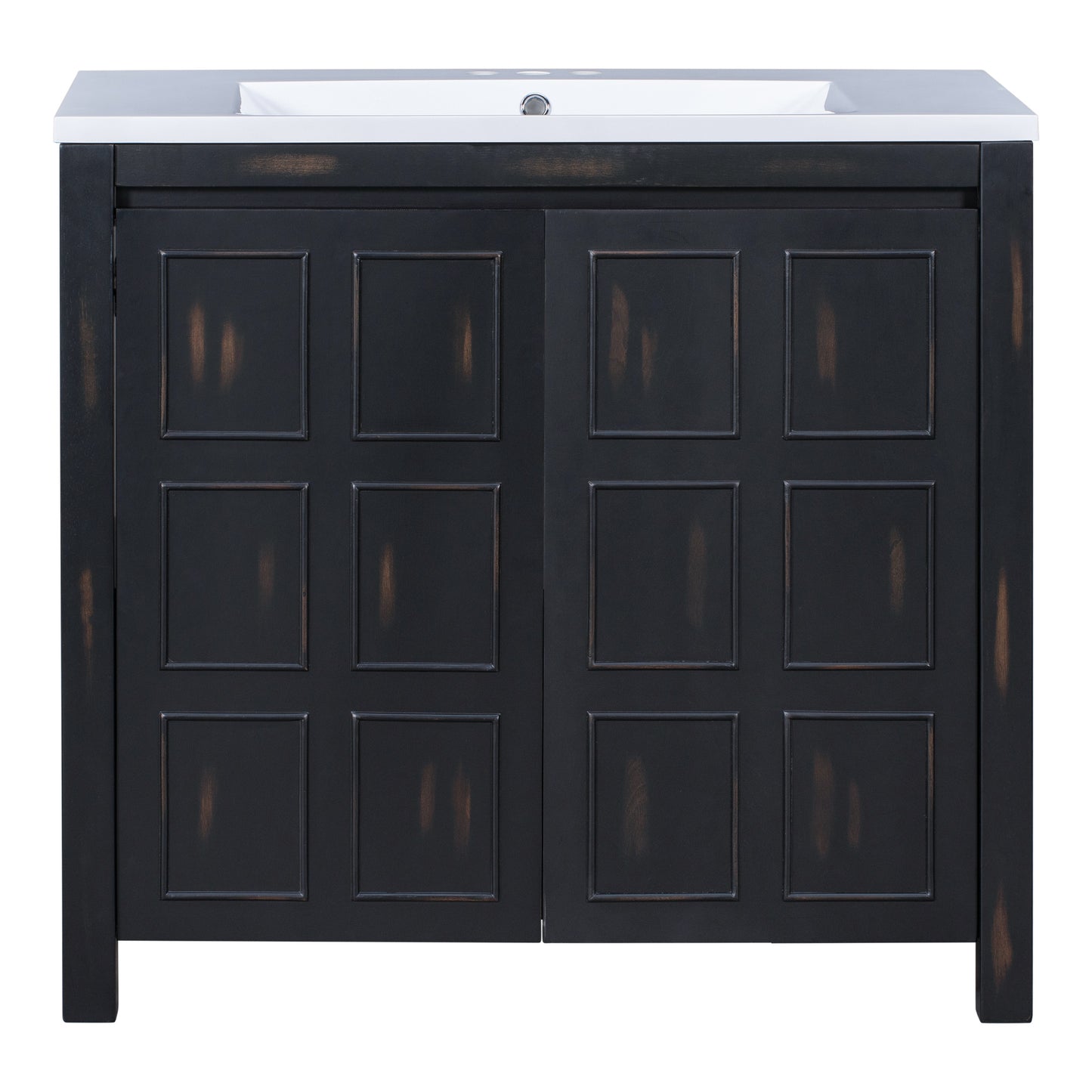 36"  Retro Espresso Vanity