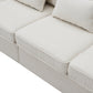 104\\\" 4-Seater Modern Linen Fabric Sofa