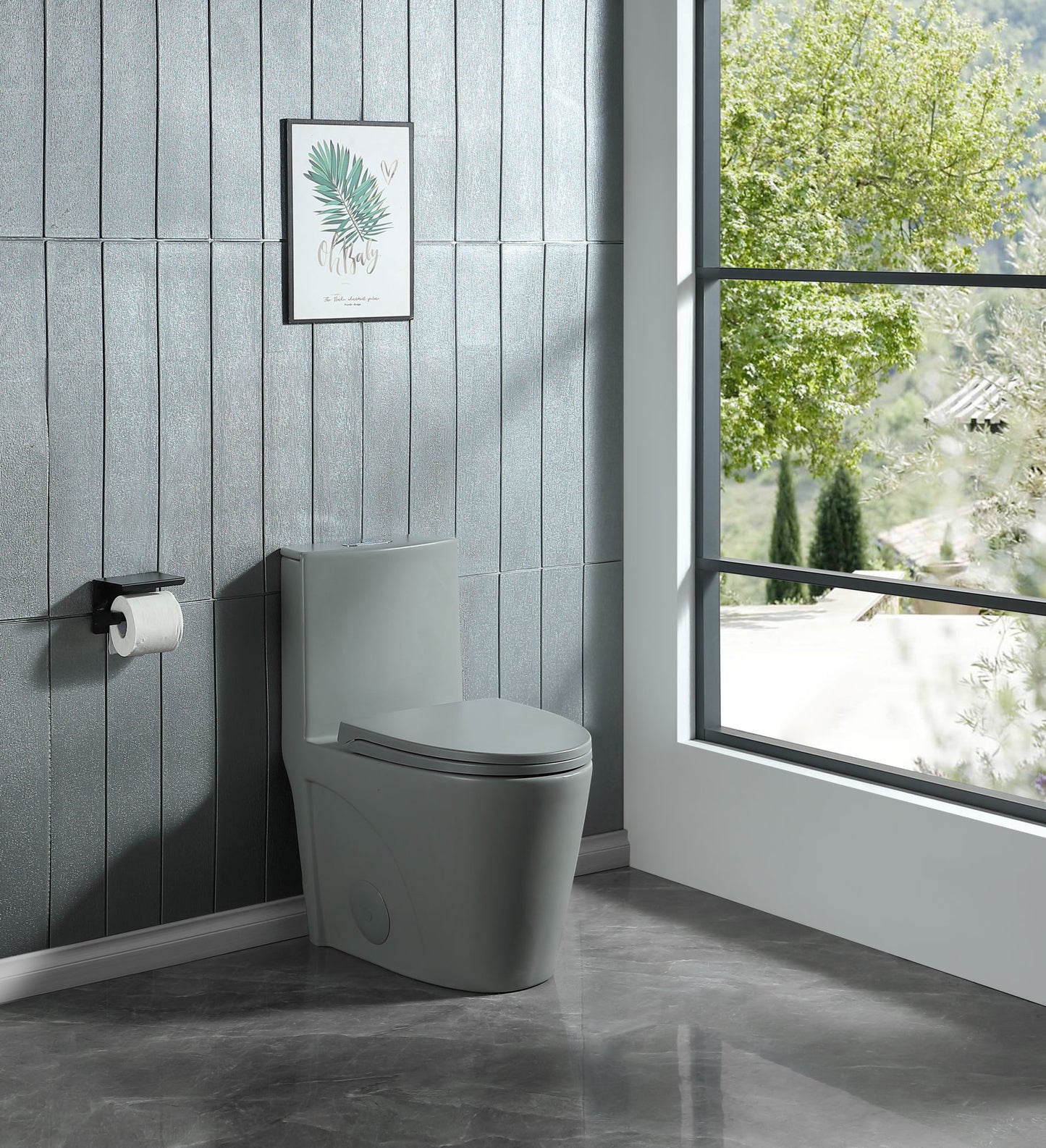 Dual-Flush One Piece Toilet